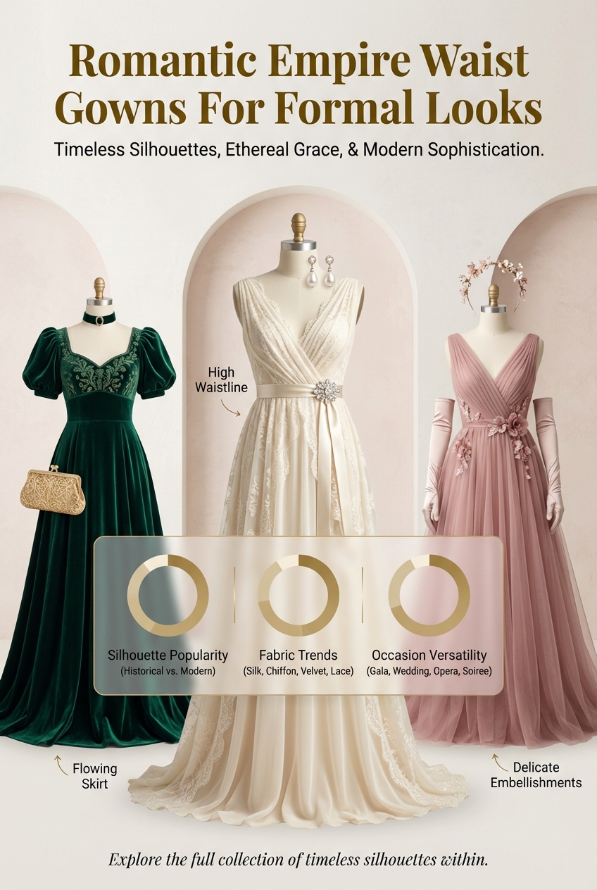 Romantic Empire Waist Gowns For Formal Looks - photo 3