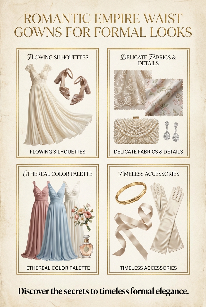 Romantic Empire Waist Gowns For Formal Looks - photo 4