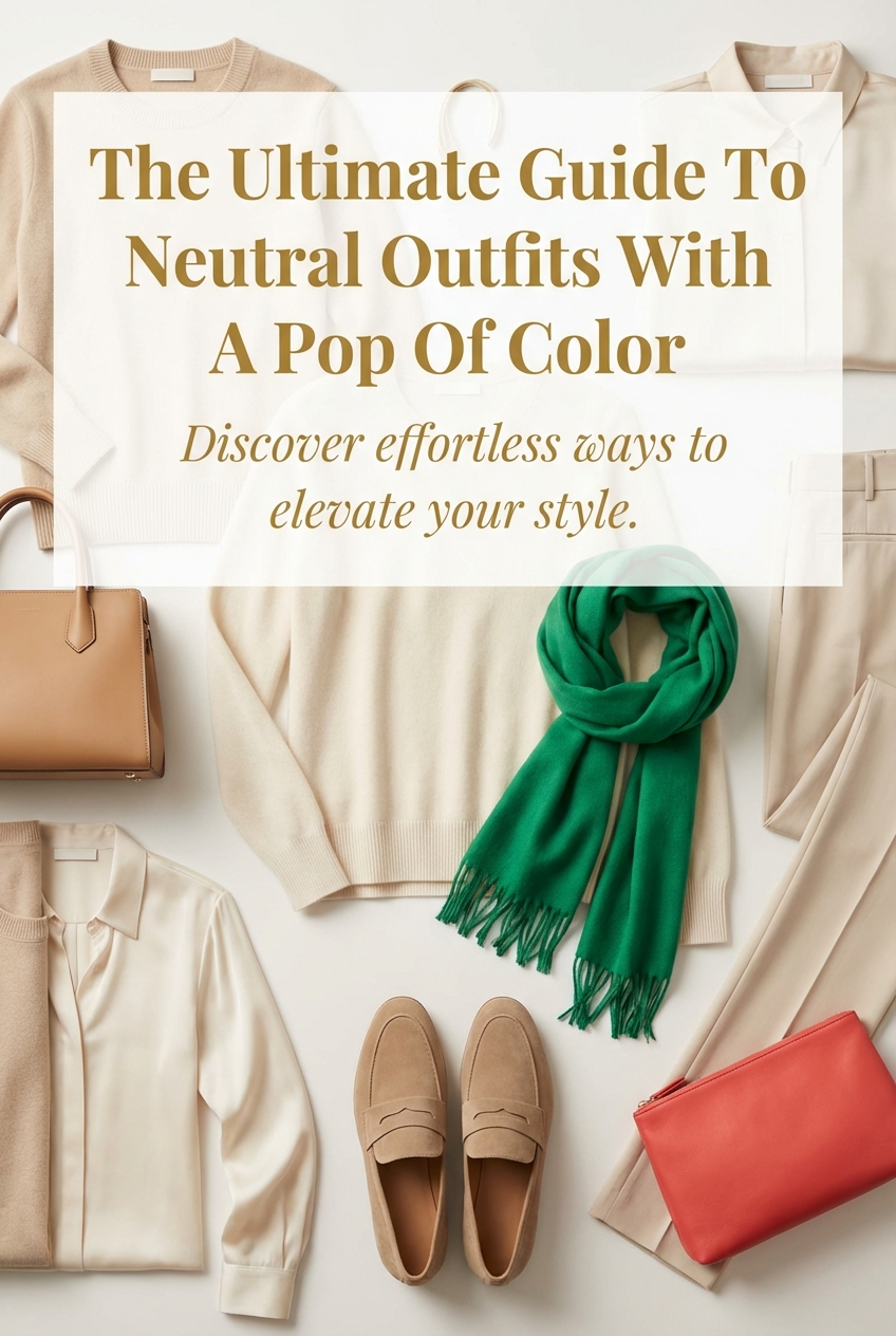 The Ultimate Guide To Neutral Outfits With A Pop Of Color - photo 2