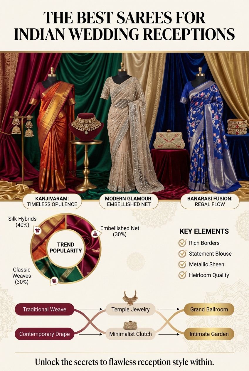 The Best Sarees For Indian Wedding Receptions - photo 3
