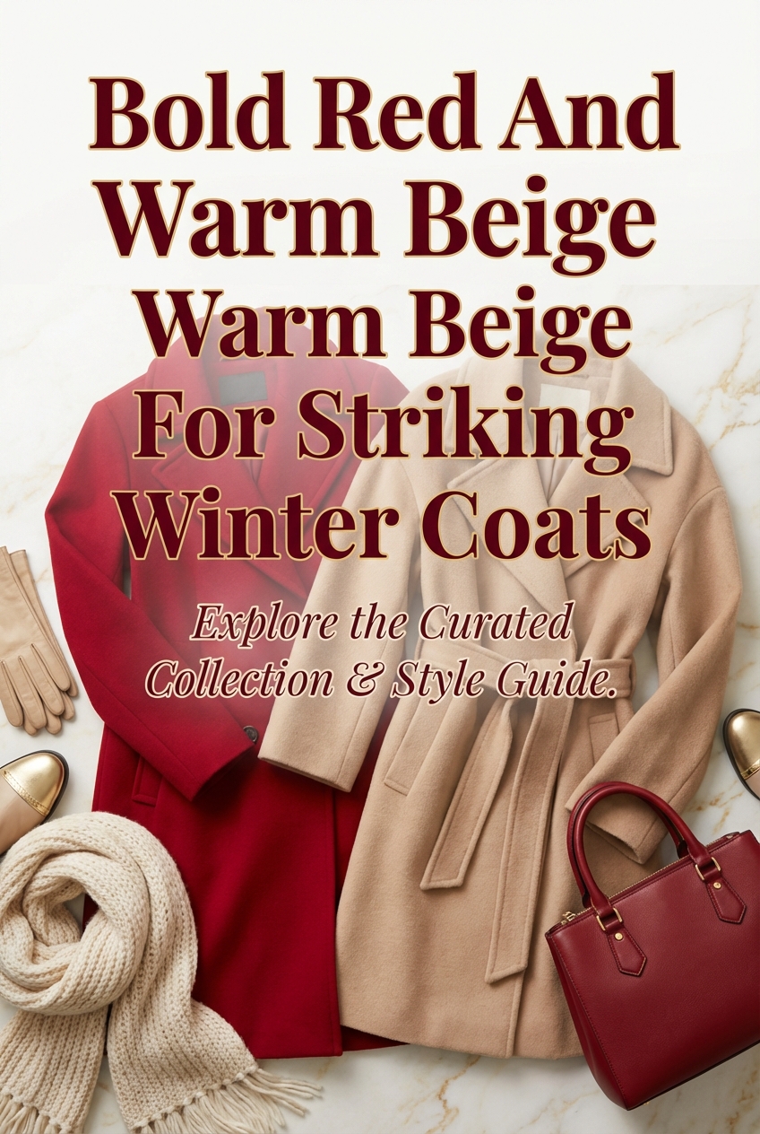 Bold Red And Warm Beige For Striking Winter Coats - photo 2