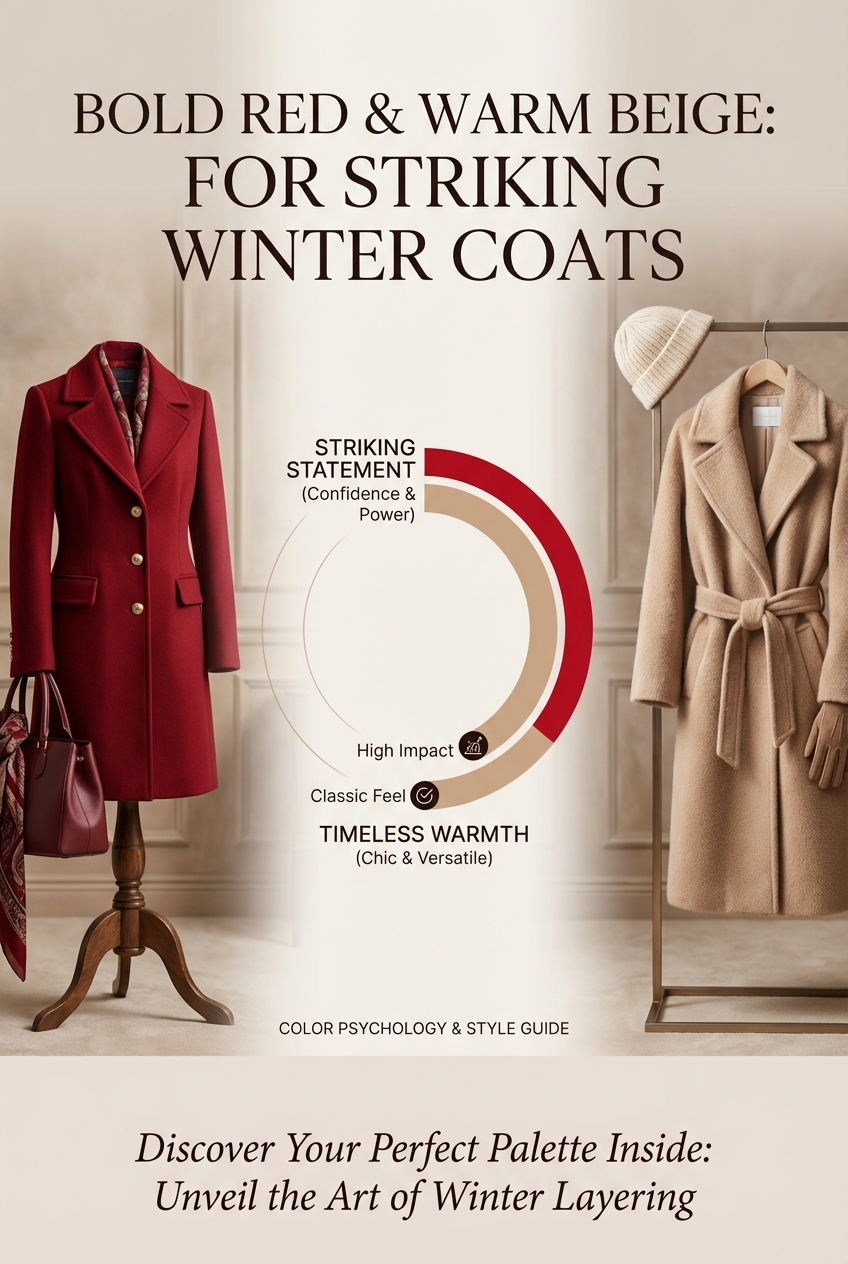 Bold Red And Warm Beige For Striking Winter Coats - photo 3