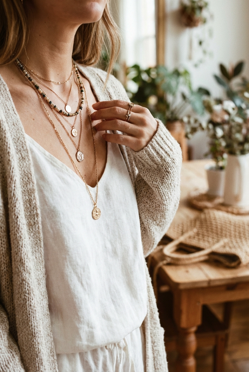 How To Layer Necklaces For A Flawless Look