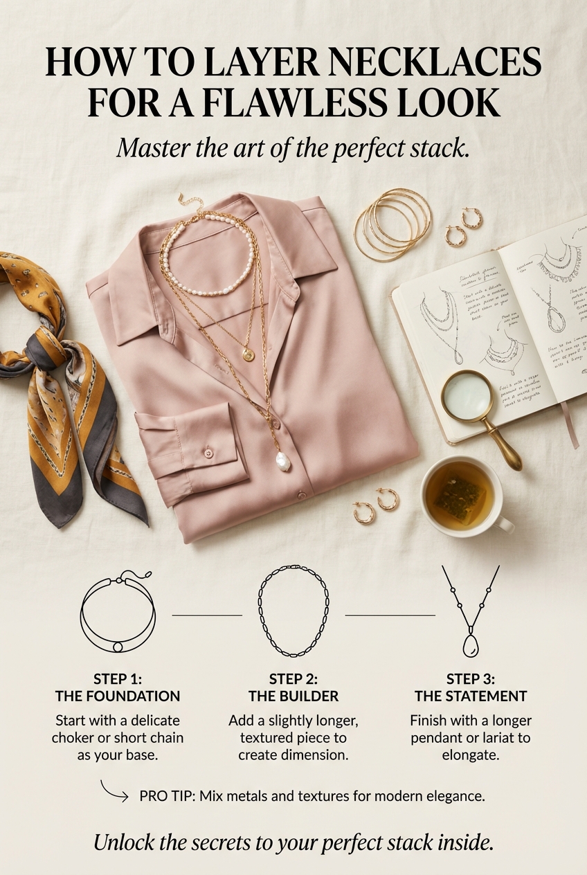 How To Layer Necklaces For A Flawless Look - photo 3