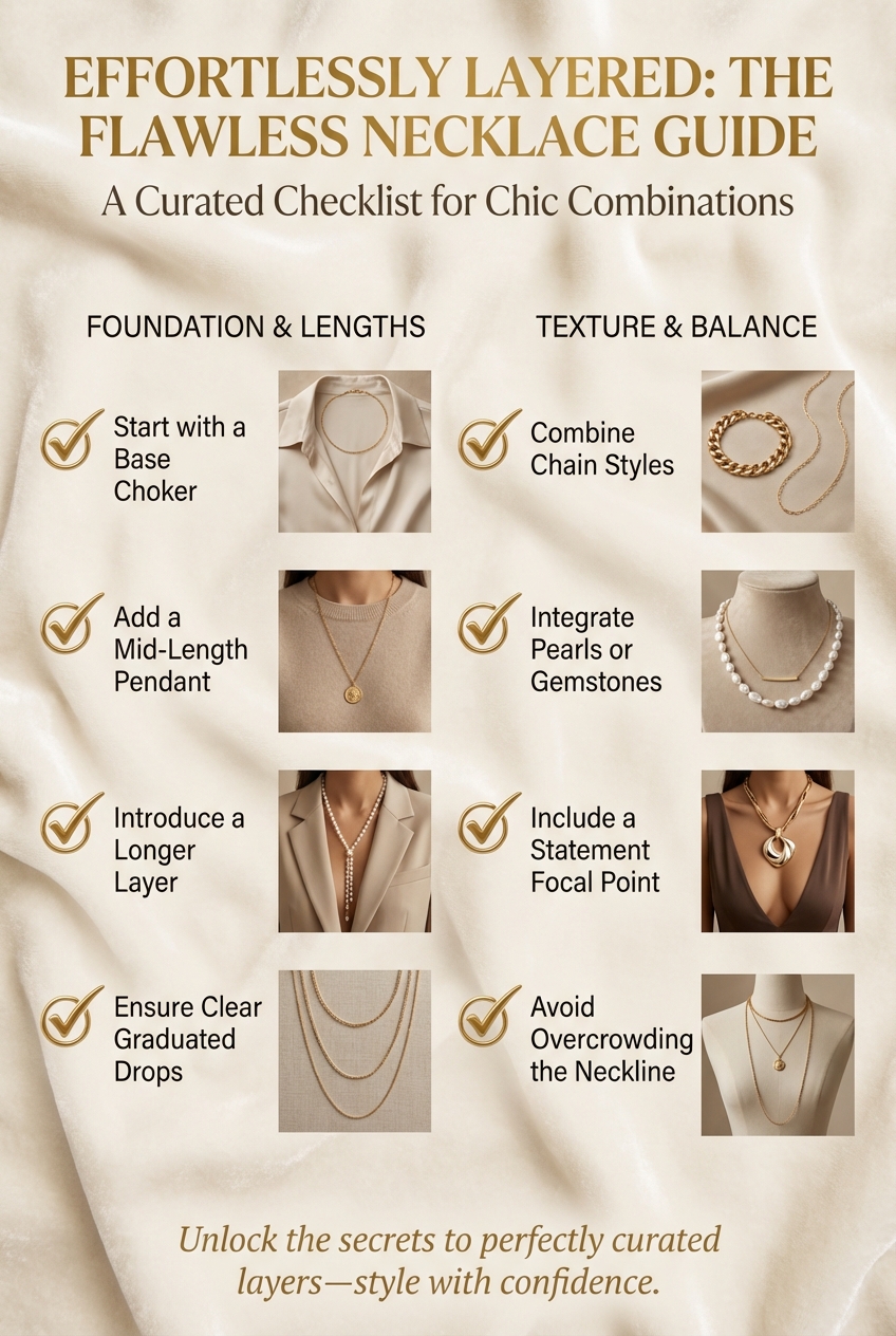 How To Layer Necklaces For A Flawless Look - photo 5