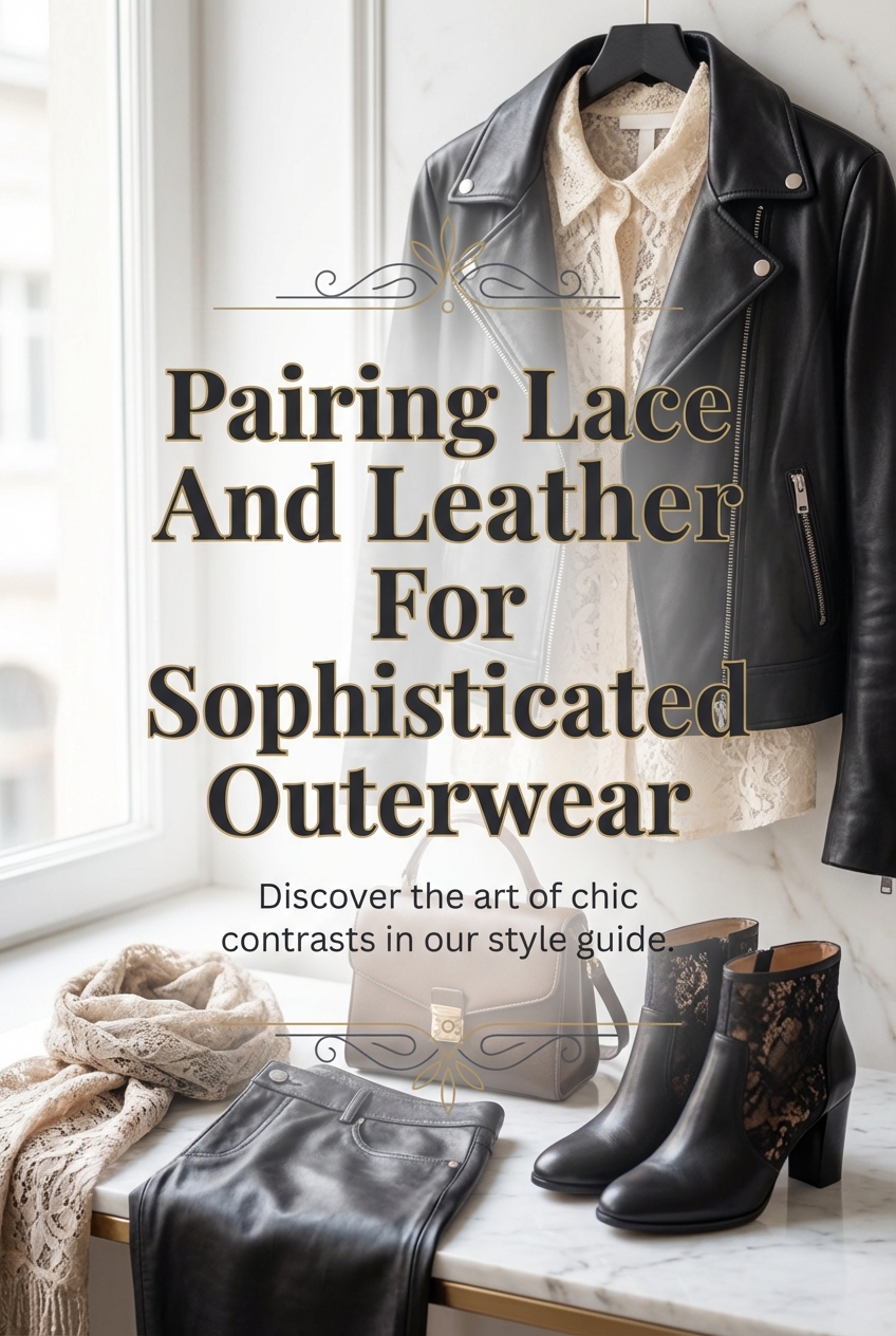 Pairing Lace And Leather For Sophisticated Outerwear - photo 2