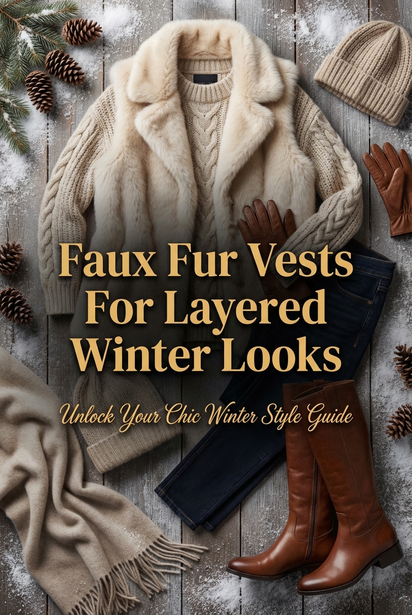 Faux Fur Vests For Layered Winter Looks - photo 2