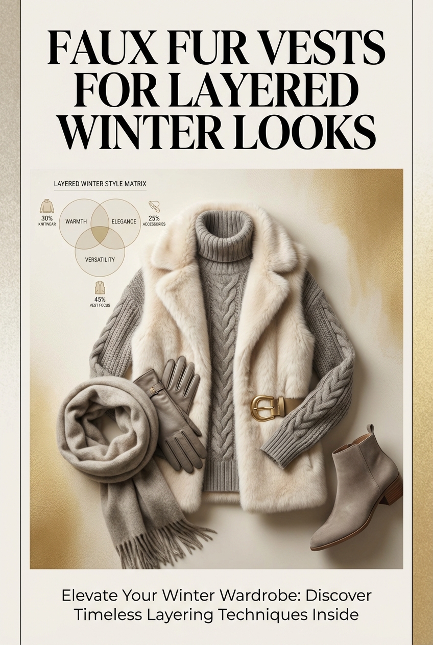Faux Fur Vests For Layered Winter Looks - photo 3